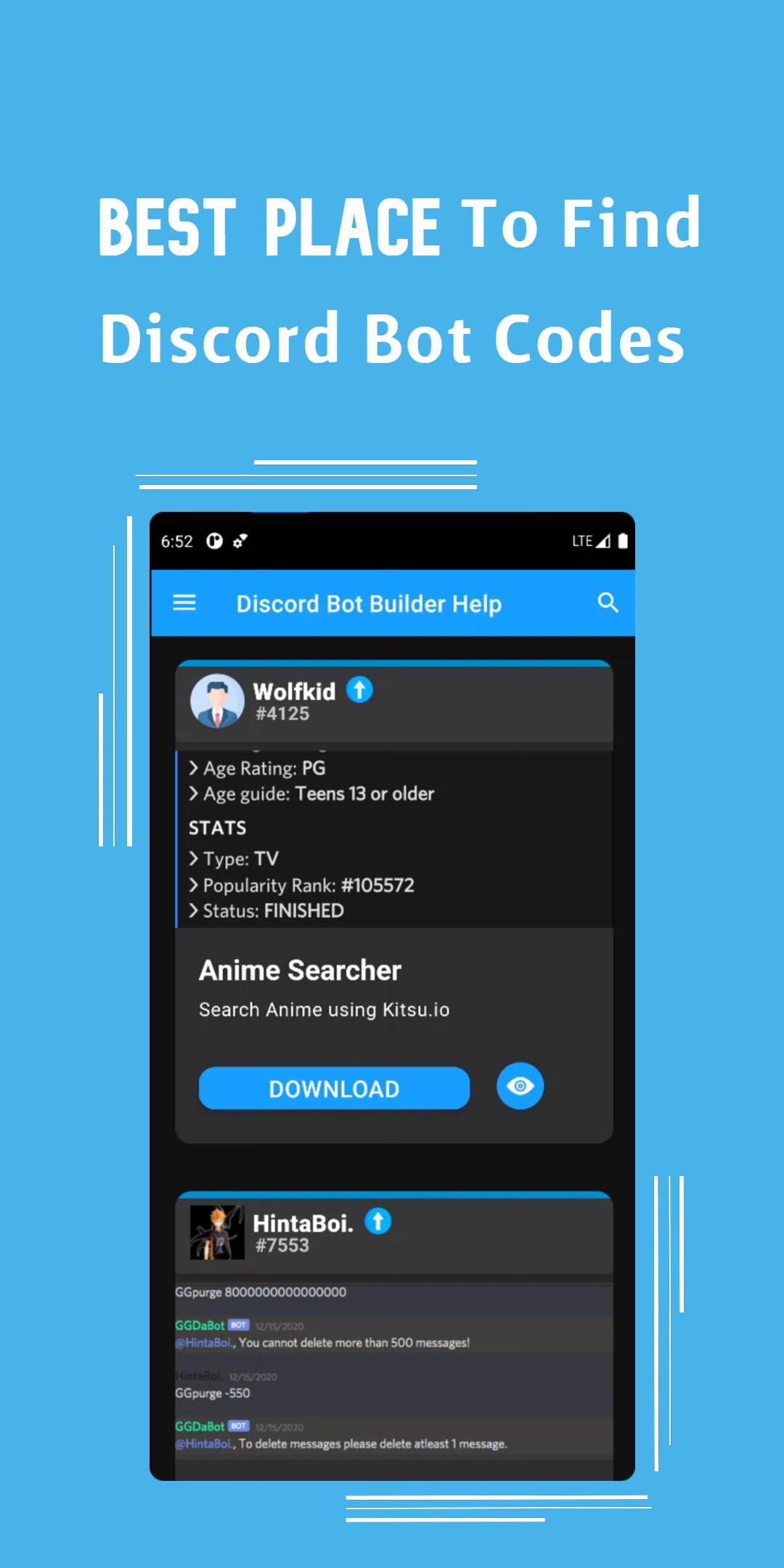 Descarga de APK de Discord Bot Builder Help para Android