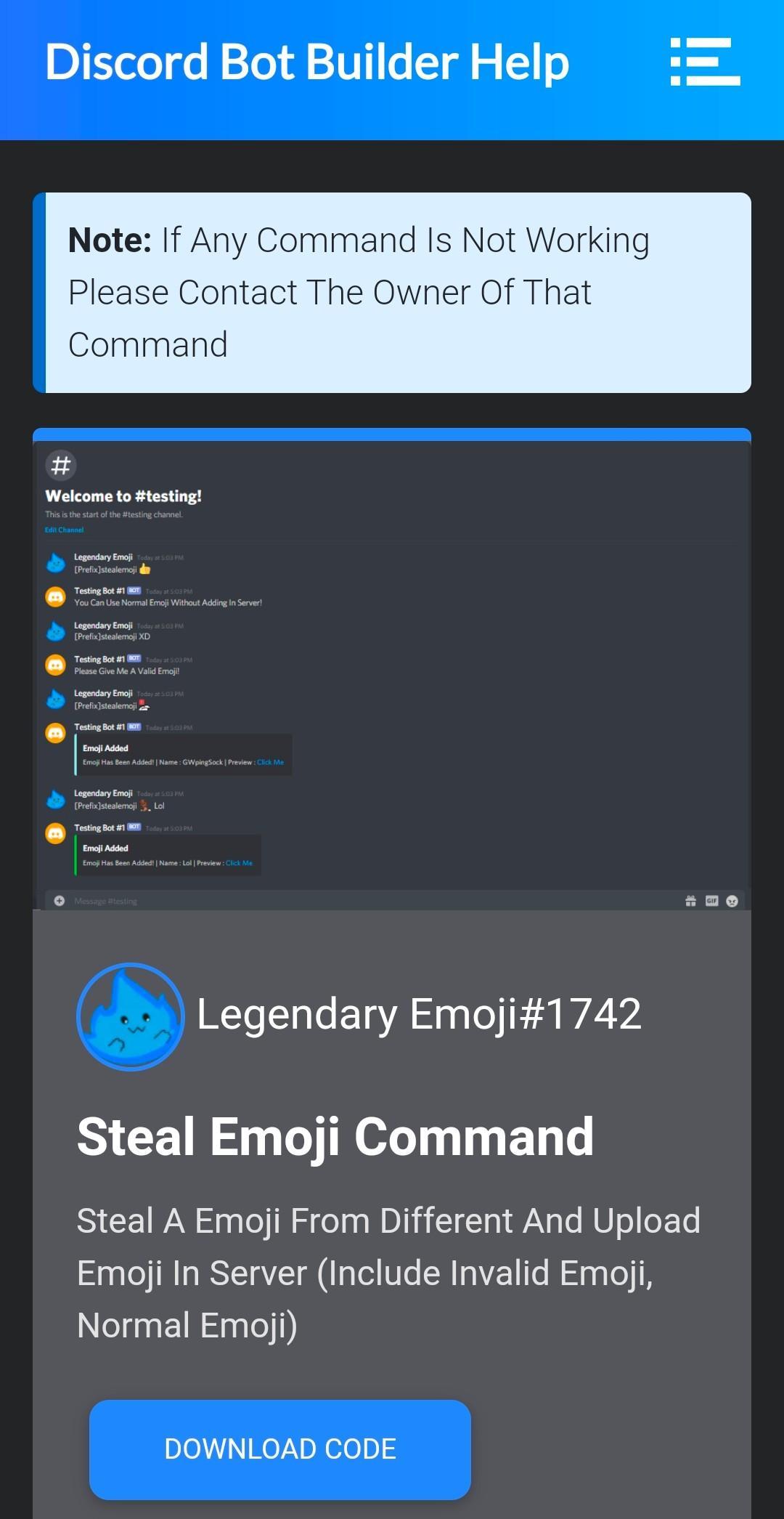 Discord Bot Builder Help For Android Apk Download - roblox api discord bot