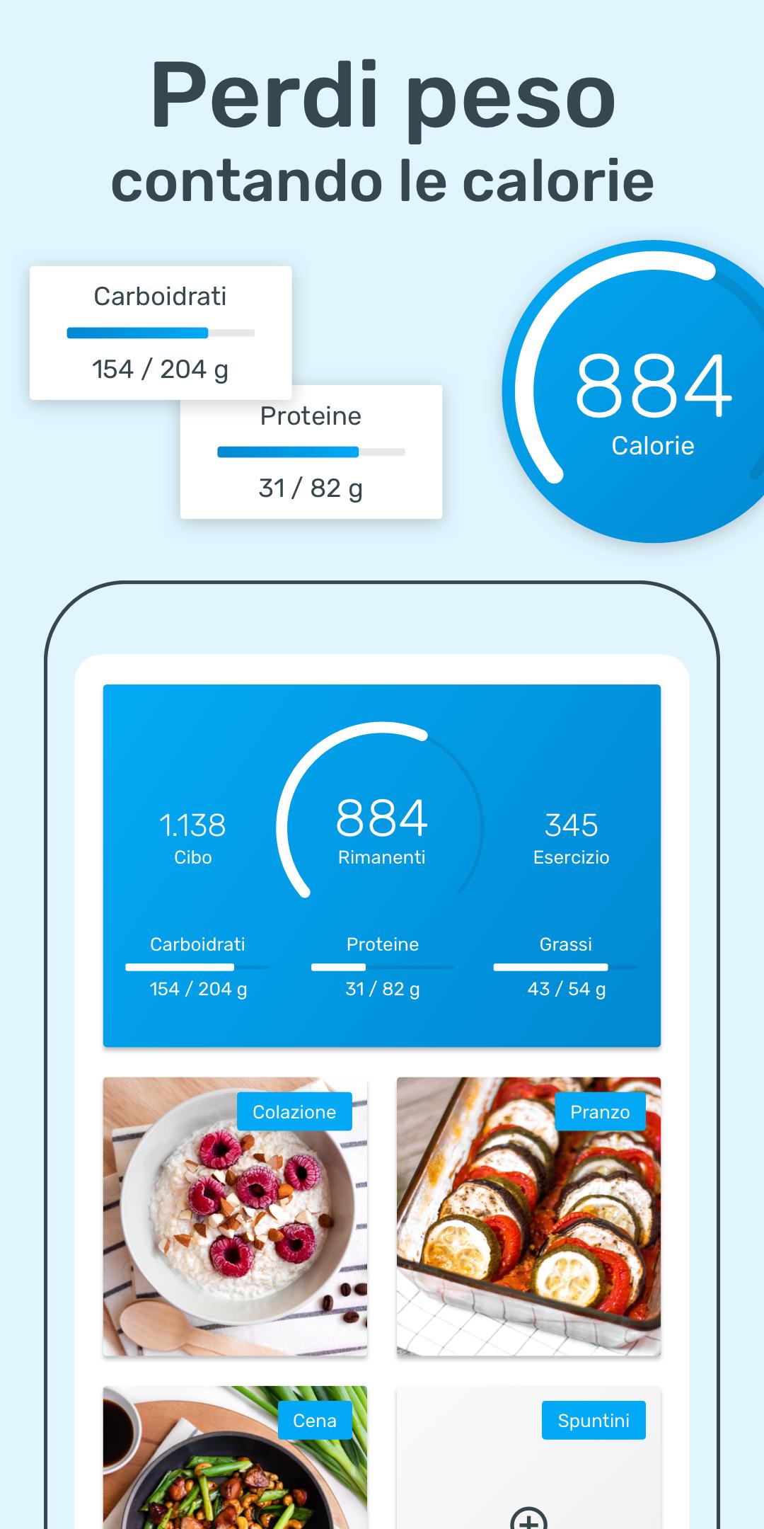 SCARICA CONTA CALORIE