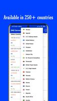 DNS Servers: Get free DNS servers 250+ countries スクリーンショット 1