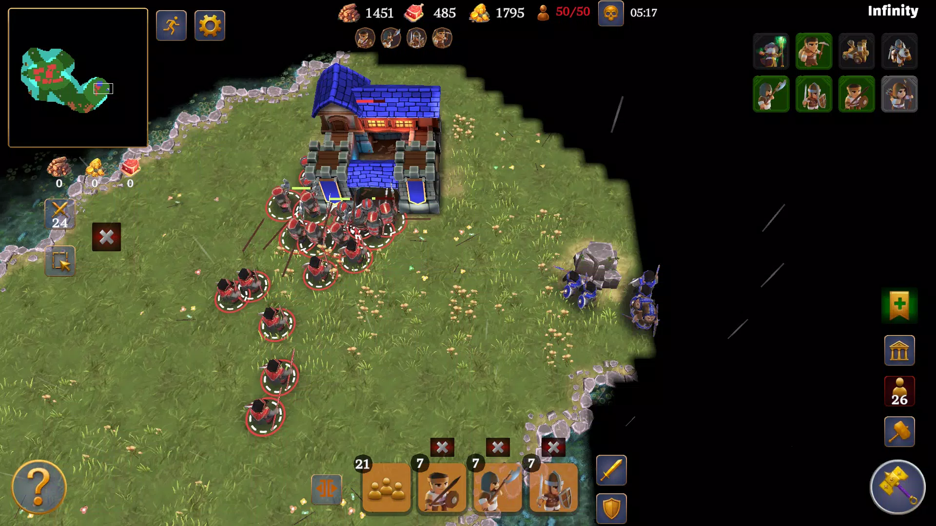 Blaze of empires RTS strategy