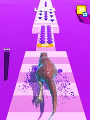 Скачать Dino Run: гонки с динозаврами XAPK