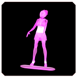 Mrs. Stickman Run icon