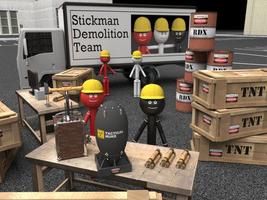 ① Stickman Demolition Team capture d'écran 1