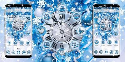 New year clock theme screenshot 3