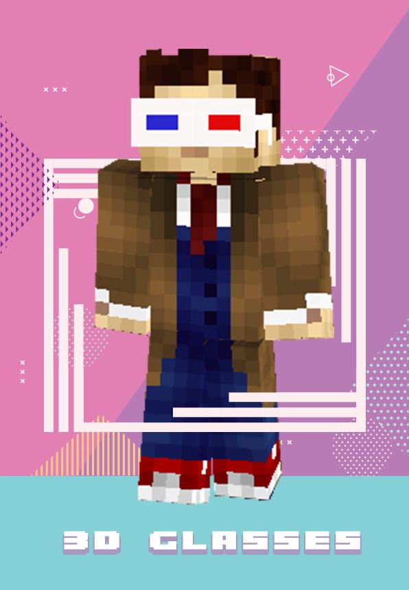 3d Glasses Skin For Minecraft For Android Apk Download