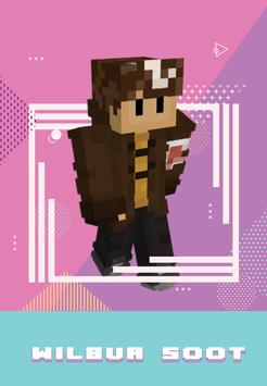 Wilbur Soot Skin For Minecraft poster