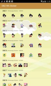 DBZ - Goku Sticker for Whatsapp screenshot 1