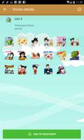 DBZ - Goku Sticker for Whatsapp اسکرین شاٹ 2