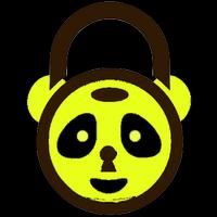 Panda Lock Screen Affiche