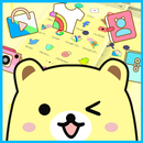 Yellow Cute Emoji Bear Theme🐻 APK