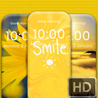 Fond d'écran HD thème jaune icône