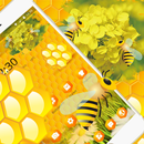 Thème jaune abeille APK