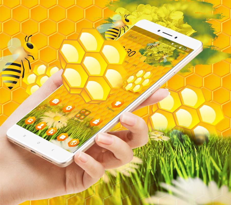 Yellow Honey Bee Theme For Android Apk Download