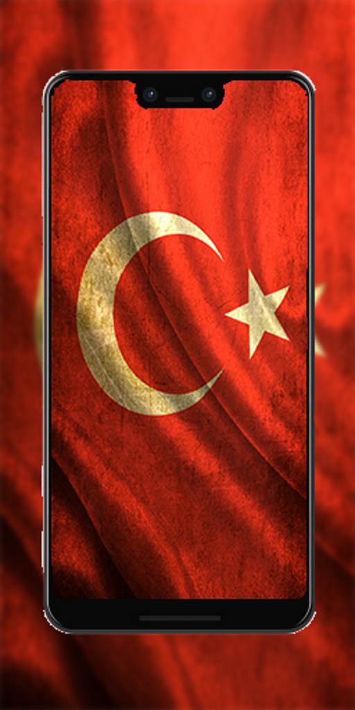 Duvar Kagidi Telefon Turk Bayragi