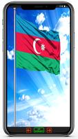 Flag of Azerbaijan poster