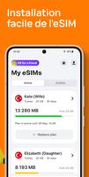 eSIM Mobile Data by YESIM capture d'écran 2