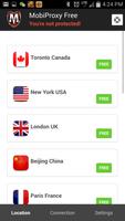 Mobiproxy - Free VPN Proxy ภาพหน้าจอ 1