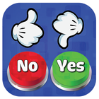 Icona Yes or No Button