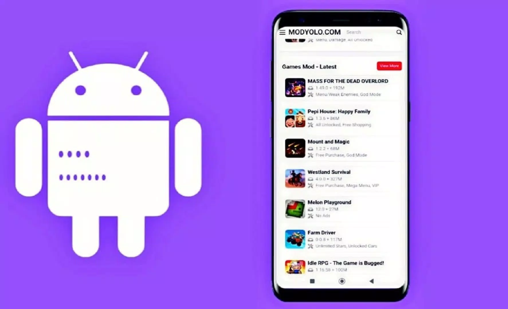 Download do APK de Android APK MOD para Android