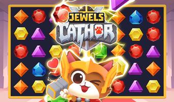 Jewels Thunder Cat Match 3: Lo capture d'écran 2