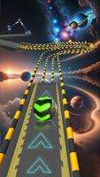 2 Schermata Space Rolling Balls Race