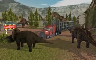 Dinosaur Zoo Transport Affiche