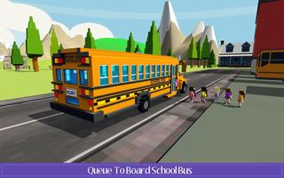 School Bus Farm Driving โปสเตอร์