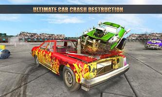 Demolition Derby Car Crash Stunt Derby Destruction Poster