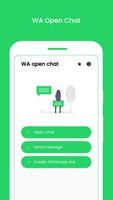 WA Open Chat Affiche