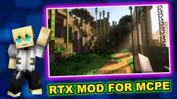تتبع أشعة RTX لماين كرافت الملصق