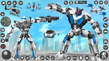 Multi Robot Car Transform Game capture d'écran 2