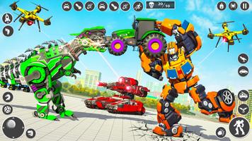 Multi Robot Car Transform Game Affiche