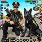 Police Dog Subway Crime Shoot Zeichen