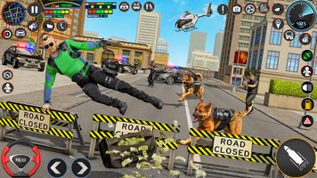 Police Dog Subway Crime Shoot ポスター