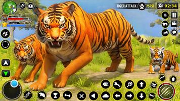 Tiger Simulator Lion games 3D постер