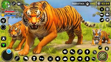 Tiger Simulator Lion games 3D โปสเตอร์