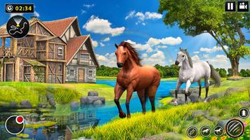 Wild Horse Family Simulator постер