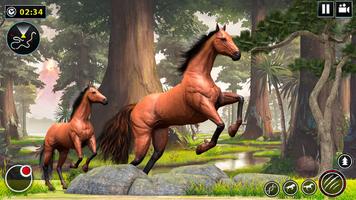 Wild Horse Family Simulator 截图 2