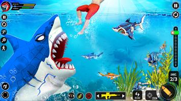 Shark Attack FPS Sniper Game Cartaz