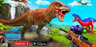 野生の恐竜狩りゲーム