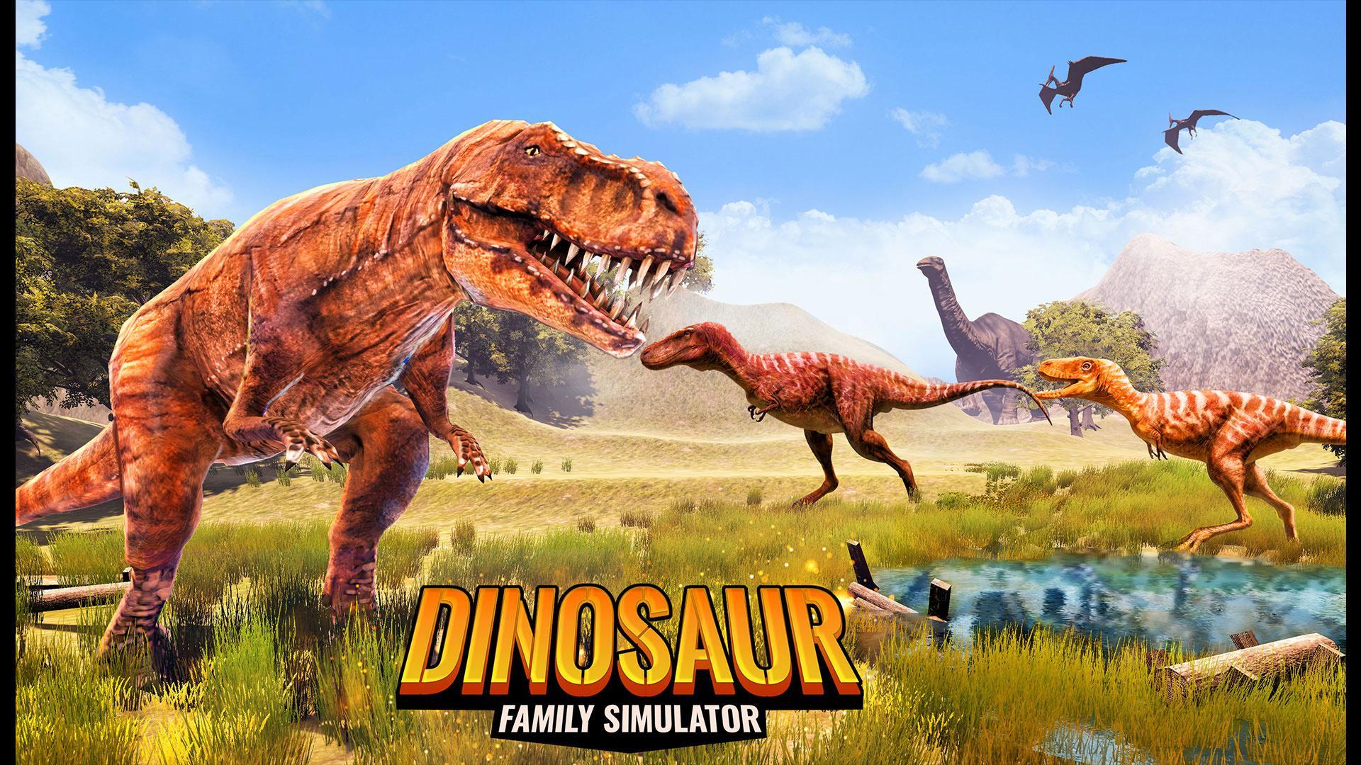Wild Dino Family Simulator: Dinosaur Games for Android - APK Download