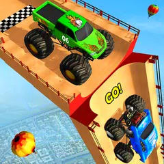 Mega Ramp Monster Truck Driving Stunt Racing Games