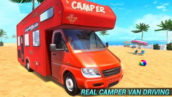Real Camper Van Driving Simulator - Beach Resort capture d'écran 3
