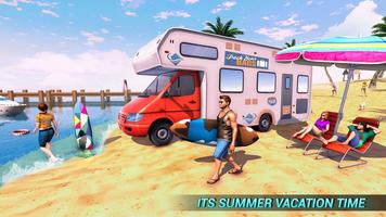 Real Camper Van Driving Simulator - Beach Resort capture d'écran 1