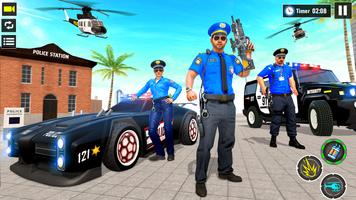 Police Car Chase Cop Duty Game Affiche