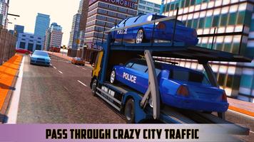 US Police Limousine Car Truck Transporter Game capture d'écran 1