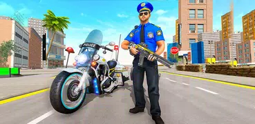 Police Moto Bike Chase Crime