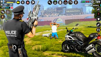 Police Moto Bike Crime Chase captura de pantalla 3