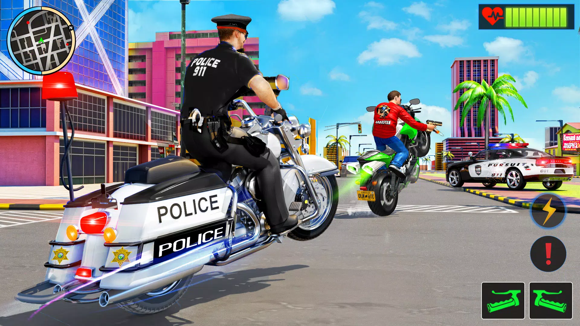 Android İndirme için polis moto bisiklet kovalamaca APK
